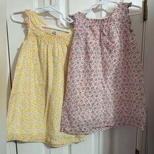 Mini Boden Yellow and Pink Floral Dresses